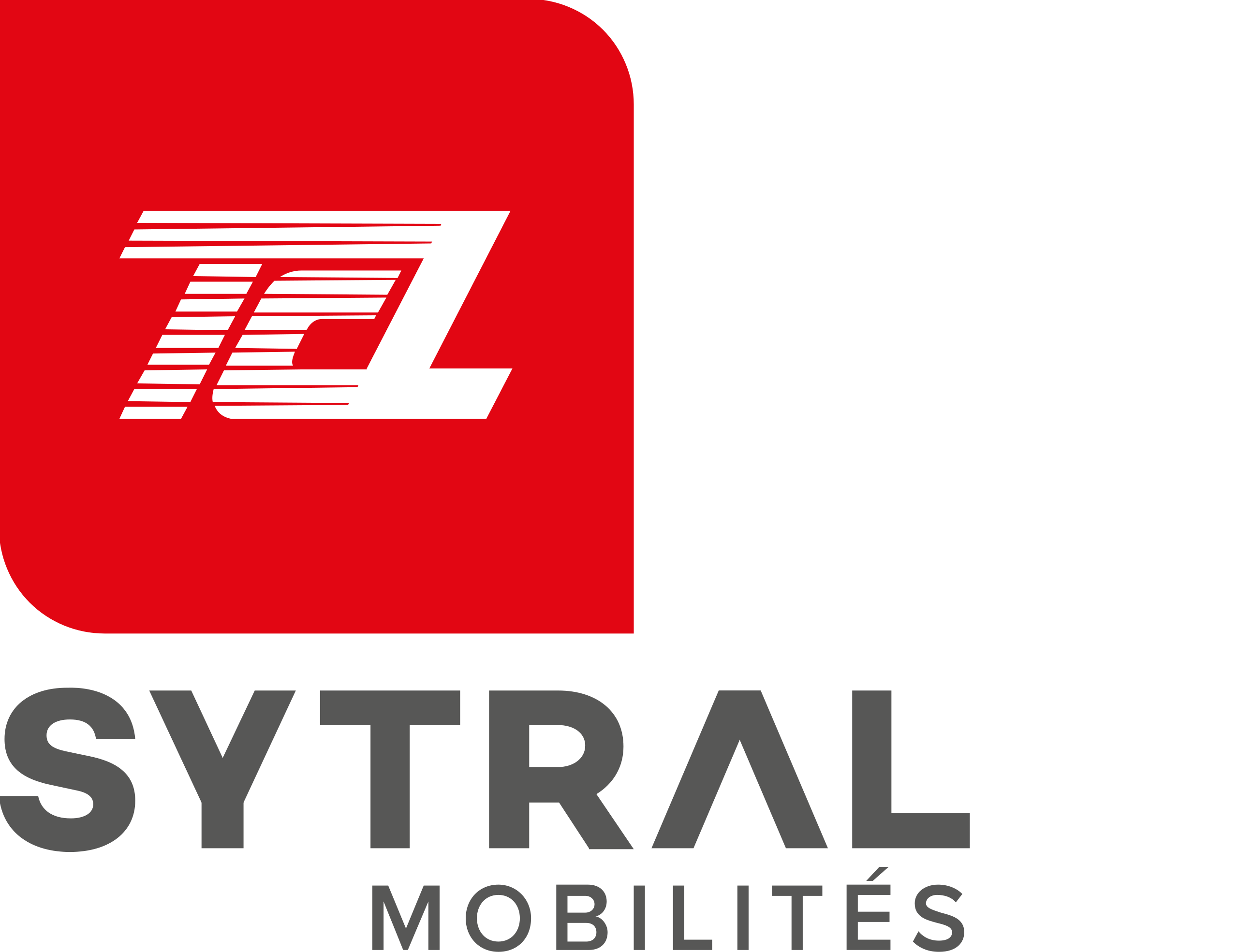 Logo du réseau TCL organisé par SYTRAL Mobilités dans la région lyonnaise