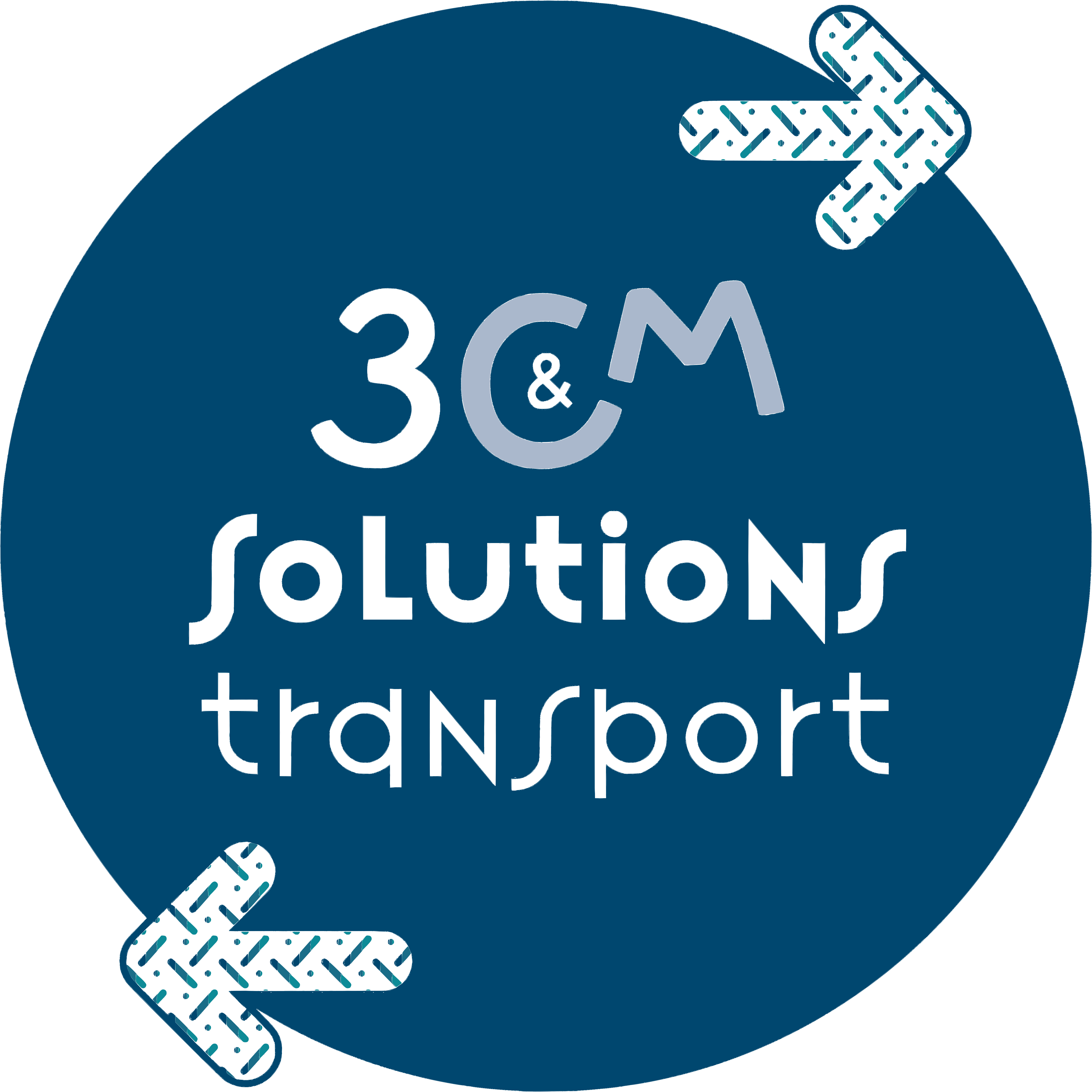 Logo du réseau bus Solutions Transport 3CM de la CC de la Côtière à Montluel